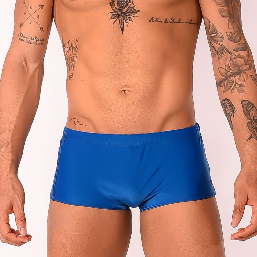 Sunga Boxer Verão Conforto Masculina Tradicional Cores Lisas Qualidade Natação