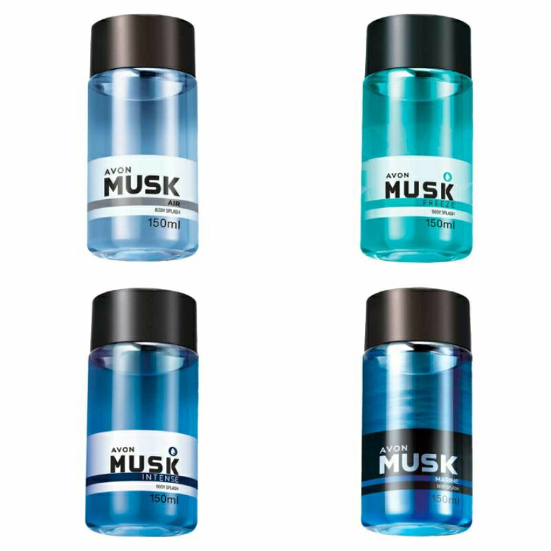 Perfume Masculino Musk Body Splash Avon 150ml - Várias Fragrâncias