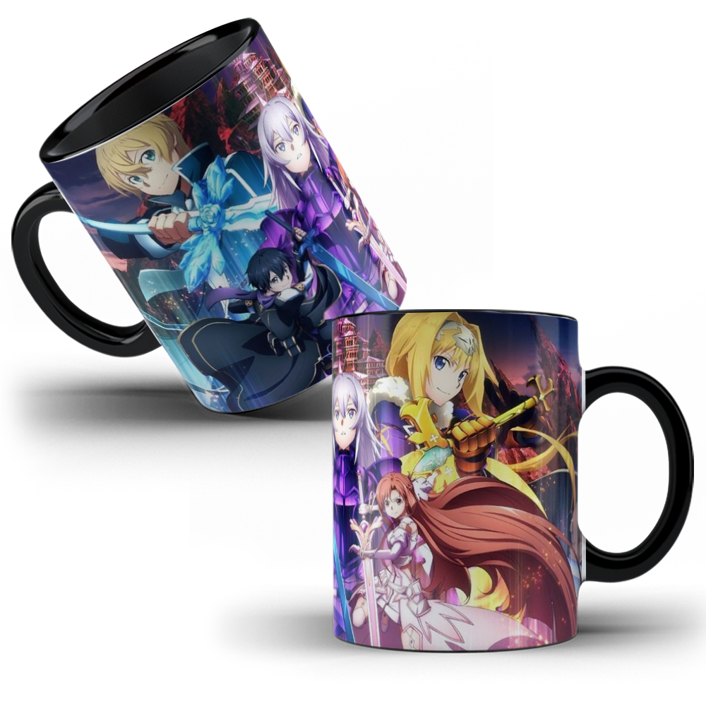 Caneca de Porcelana - Sword Art Online - Anime