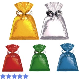 25 Sacos Metalizado 45x59 Marca Cromus Presente Embalagem Pacote Grande G2 Cores Dourado Prata Natal em Oferta na Shopee