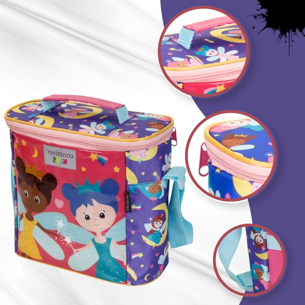 Lancheira escolar infantil Fadas Dermiwil