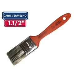 Kit 12 Trincha 1'' Cabo Vermelho Roma