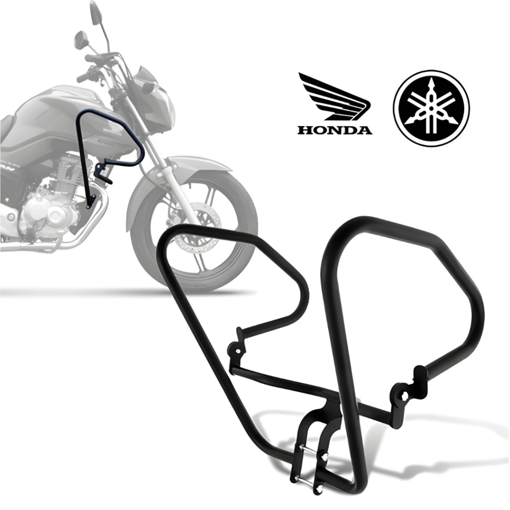 Protetor Motor Esportivo Carenagem Mata Cachorro Honda Titan Fan Start Bros Xre 125/150/160/300