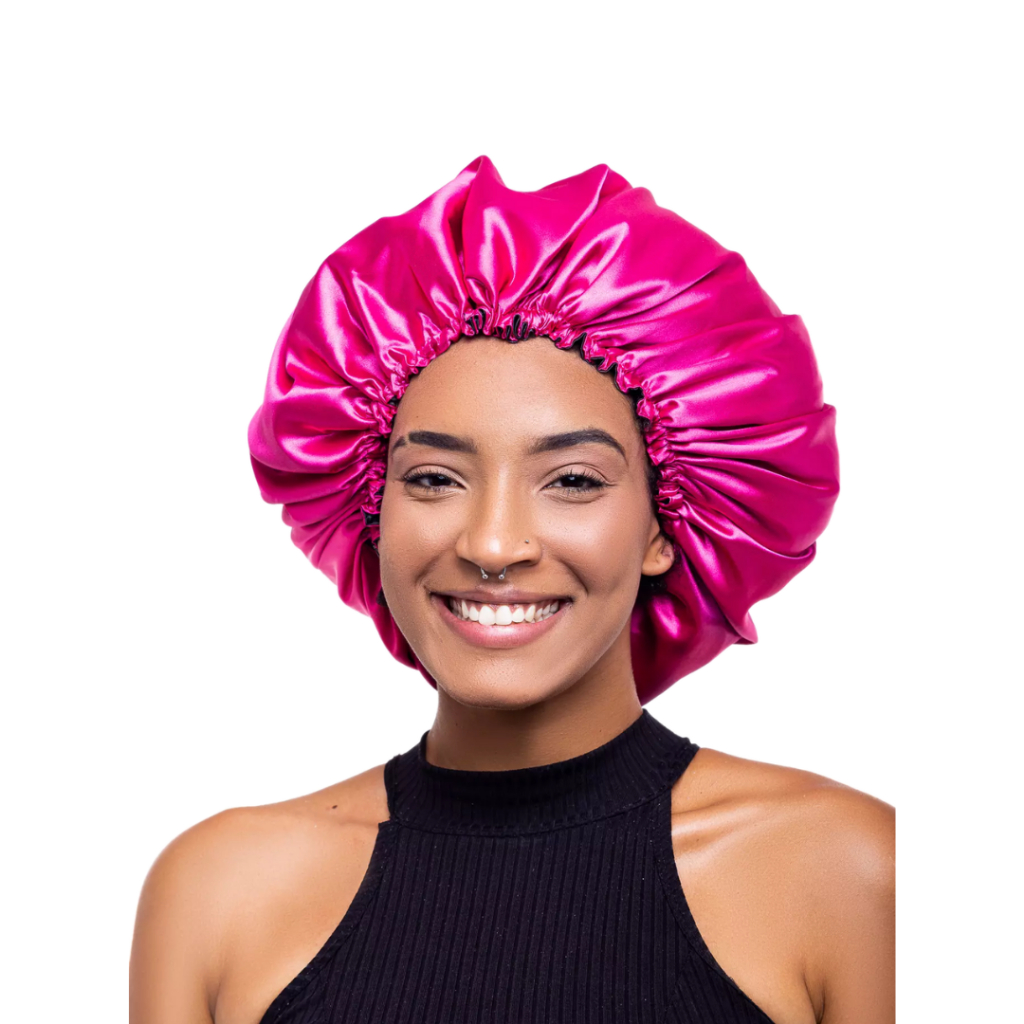 Touca de Cetim Poli Anti Frizz Dupla para Dormir