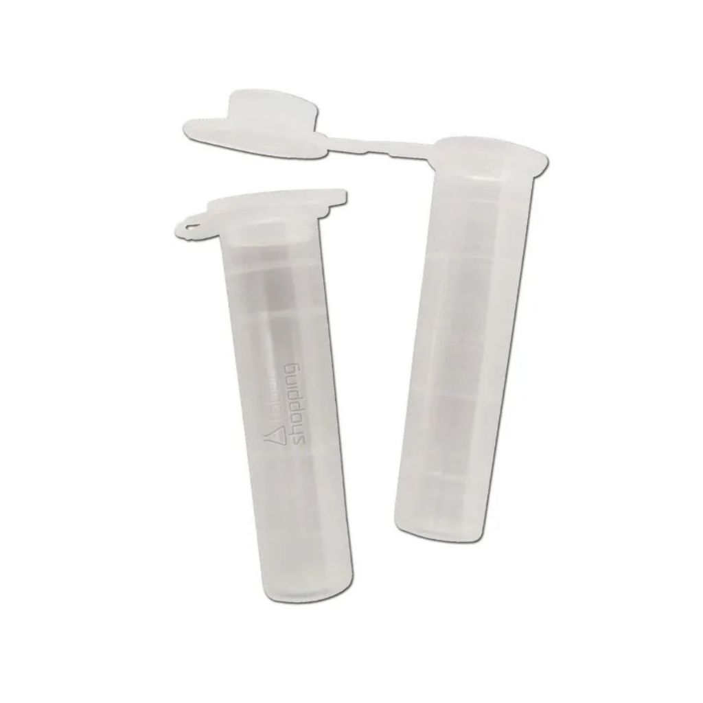 Microtubo Flaconete 2,7ml Interno 3,0ml Externo 1.000 Unidades Incolor