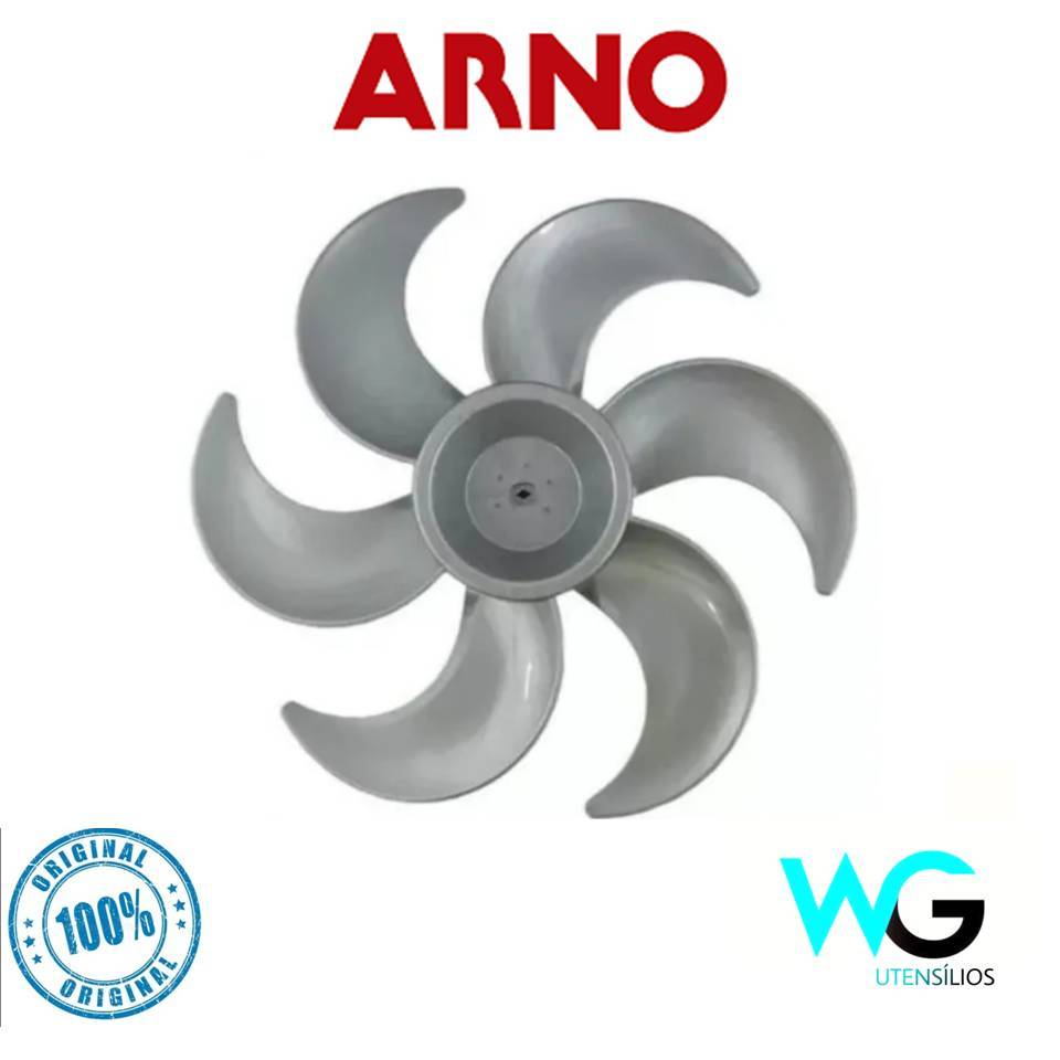 Hélice Arno 40cm Silencio Force Repelente Liquido Vf55 Prata em Oferta na Shopee
