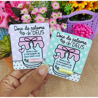 Card + cápsula Motivacional - mimo brinde em Oferta na Shopee