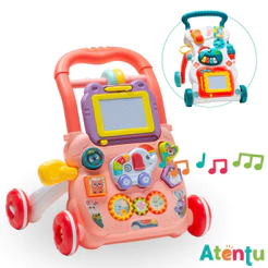 Andador Infantil Didático de Empurrar Brinquedo Educativo para Bebê Teclado Musical
