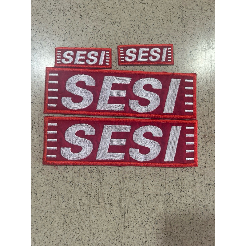 patch bordado SESI grande 4 unidade com termocolante em Oferta na Shopee