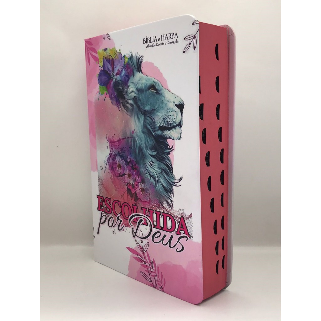 Bíblia Sagrada Tamanho Grande Capa Dura Com Harpa Palavras de Jesus em Vermelho Escolhida Por Deus em Oferta na Shopee
