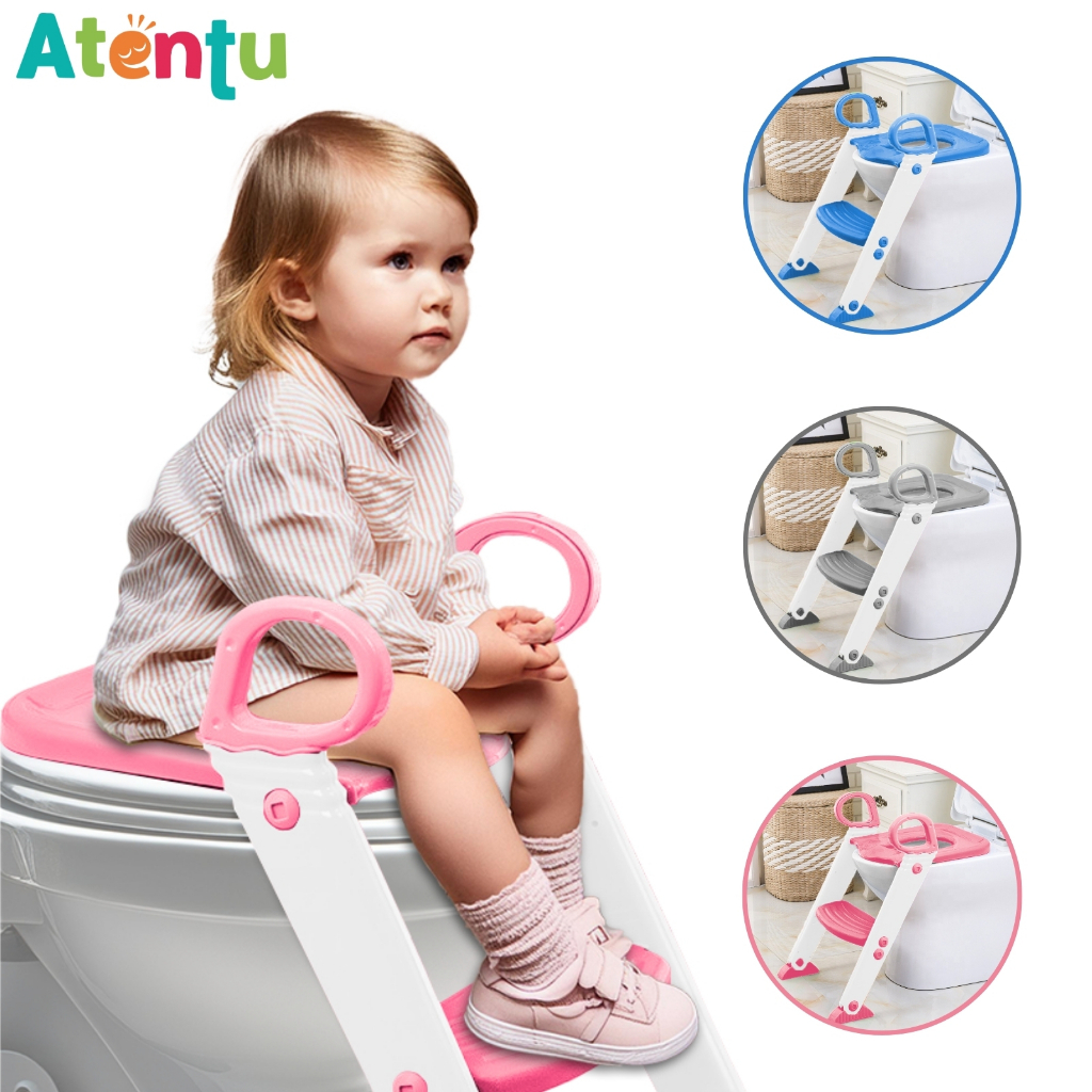 Assento Redutor Infantil com Escada para Vaso Sanitário em Oferta na Shopee