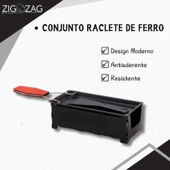 Conjunto Raclete de Ferro