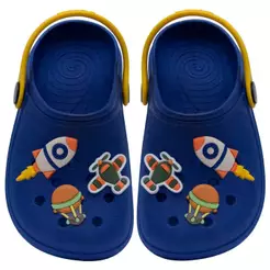 Babuche Infantil Menino Nº 19 ao 36 Masculino Confortável Leve Macio Calce Fácil