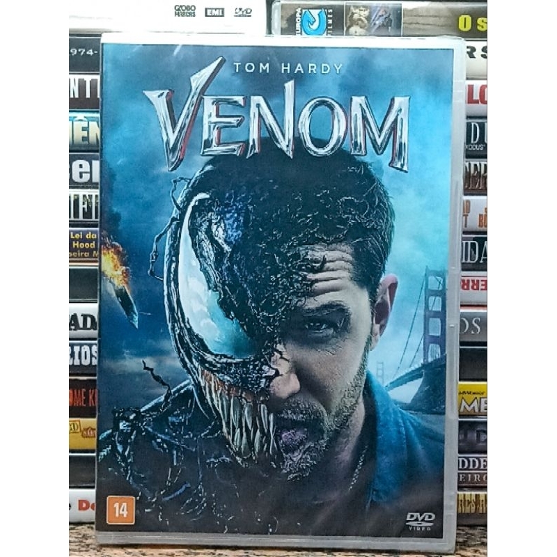 DVD Venom - Edição ORIGINAL Marvel - Tom Hardy - Ação / Aventura / Alienigena - Novo Lacrado