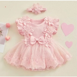 Body Romper bebê Menina  Com Faixa em Oferta na Shopee
