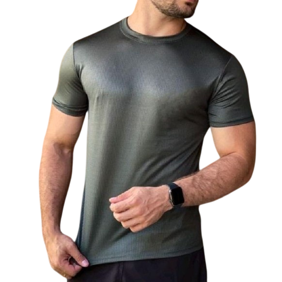 Camiseta Dry Fit Masculina Lisa - Casual Treino Academia Esportes Exercícios Casual - Treino - Academia - Esportes