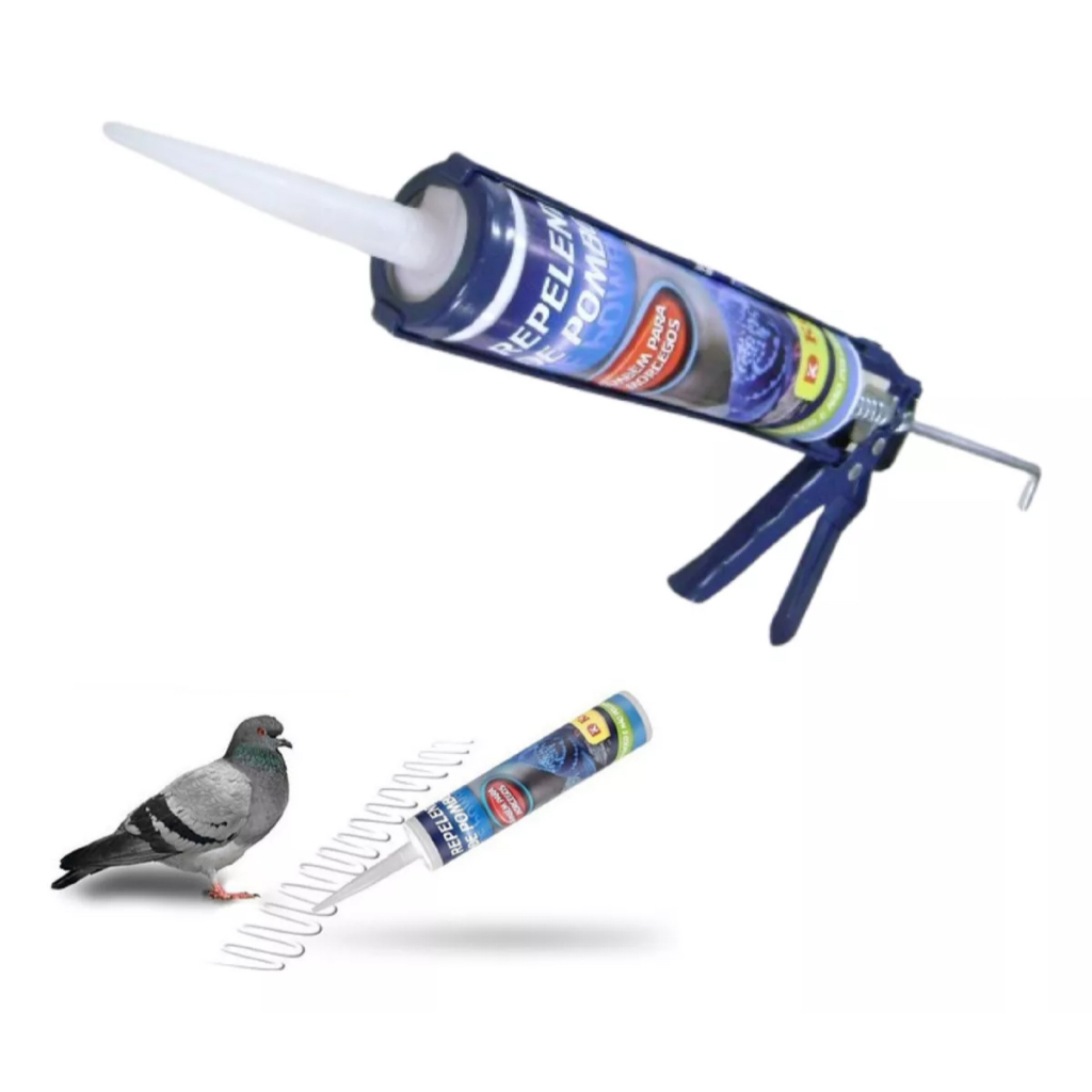 Kit Repelente Pra Pombo Morcego Aves Gel Sem Veneno Krodec Com Aplicador