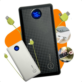 Carregador Portátil Turbo 20000mah Power Bank Universal Com Indicador De Bateria Original em Oferta na Shopee