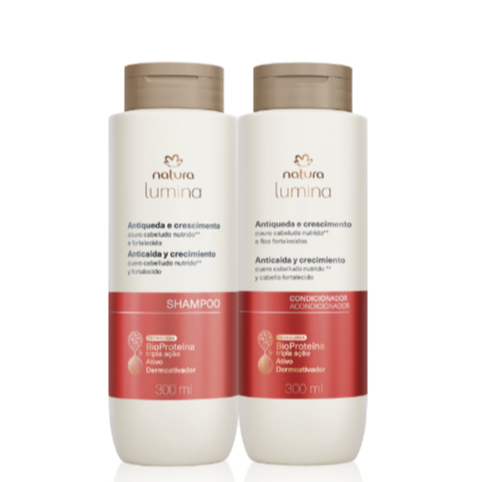 Kit Antiqueda e Crescimento Lumina com Shampoo e Condicionador
