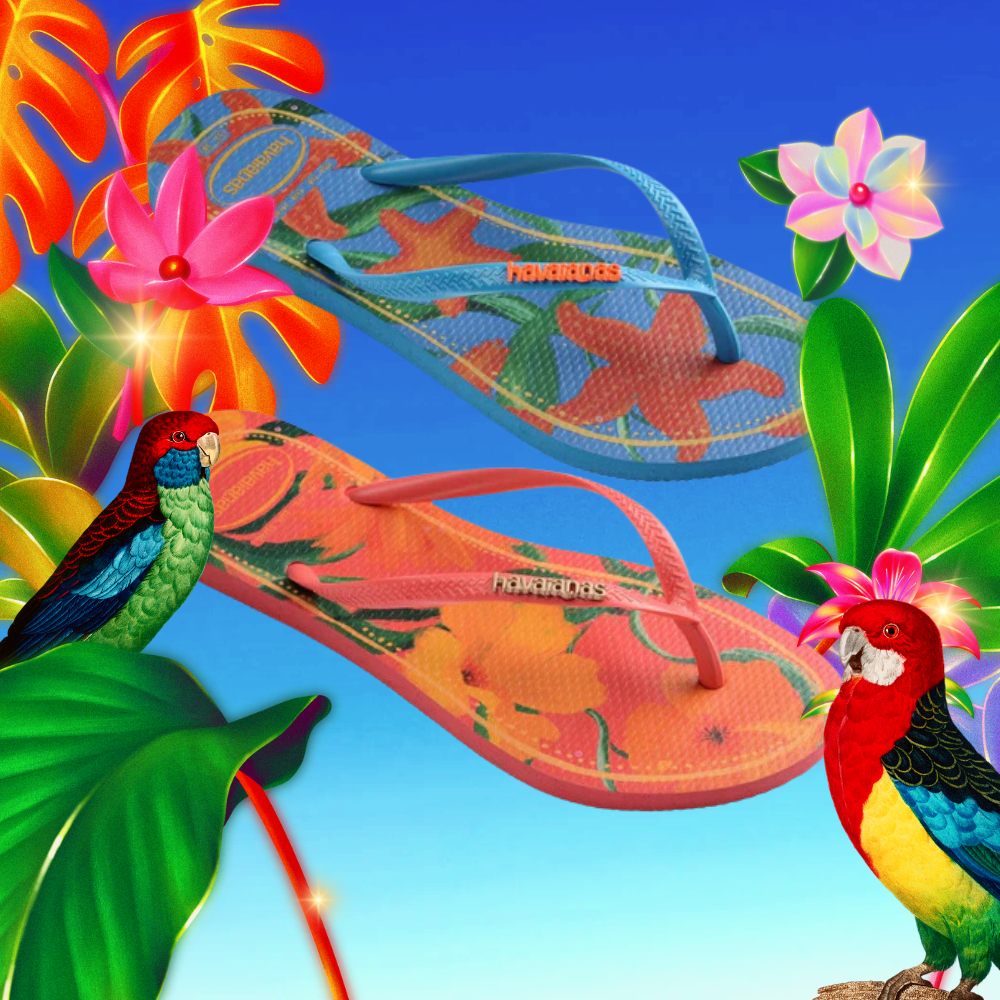 Chinelo Havaianas Slim Tropical Feminino Original em Oferta na Shopee