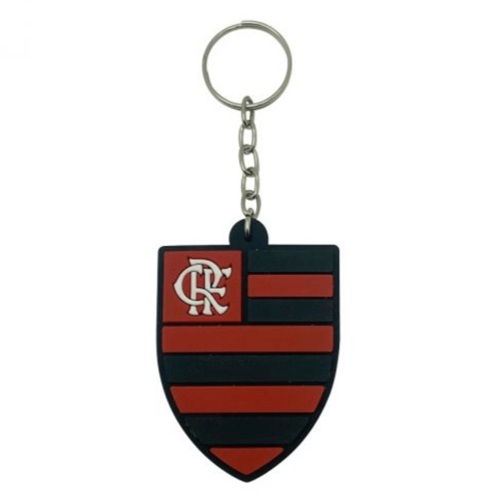 Chaveiro Flamengo Escudo Borracha