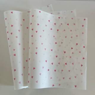 Papel seda para embalagem - Premium estampado corações delicados (escolher cor) 50 un - Loja e presentes em Oferta na Shopee