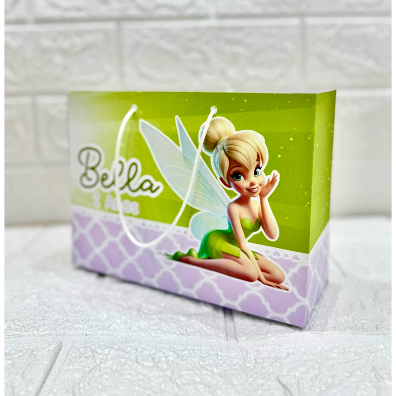 Sacolinha Surpresa G Tinker Bell Sininho Personalizada Pegue e monte