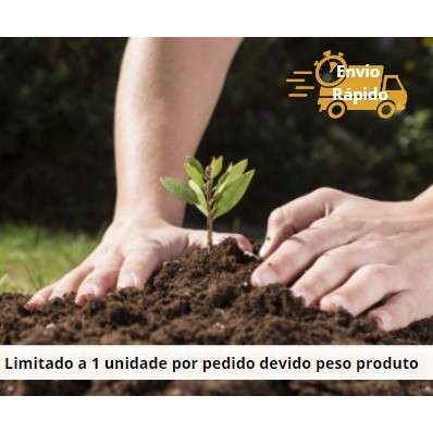 20KG Terra Preta Adubada Pronto para Jardim Plantio de Plantas, Frutíferas , Hortaliças