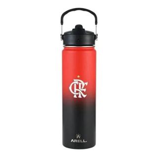 Garrafa Térmica Vácuo Straw Flask Arell 650ml Flamengo CRF em Oferta na Shopee
