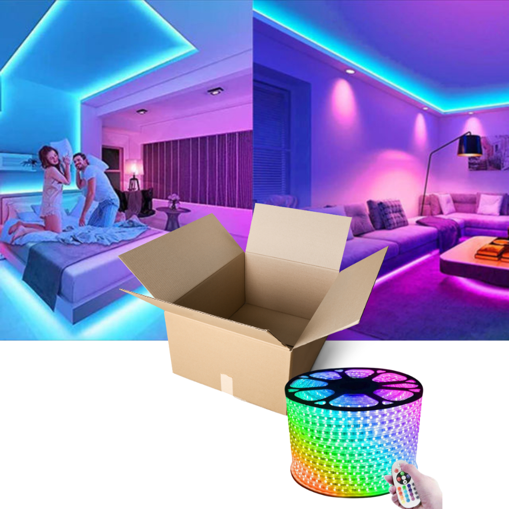 Mangueira Fita Led RGB Colorido de 1 a 25 Metros para Casa e Decoração em Oferta na Shopee