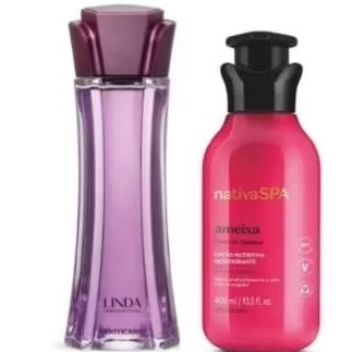 combo linda Irresistível 100ml e Hidratante ameixa  400ml