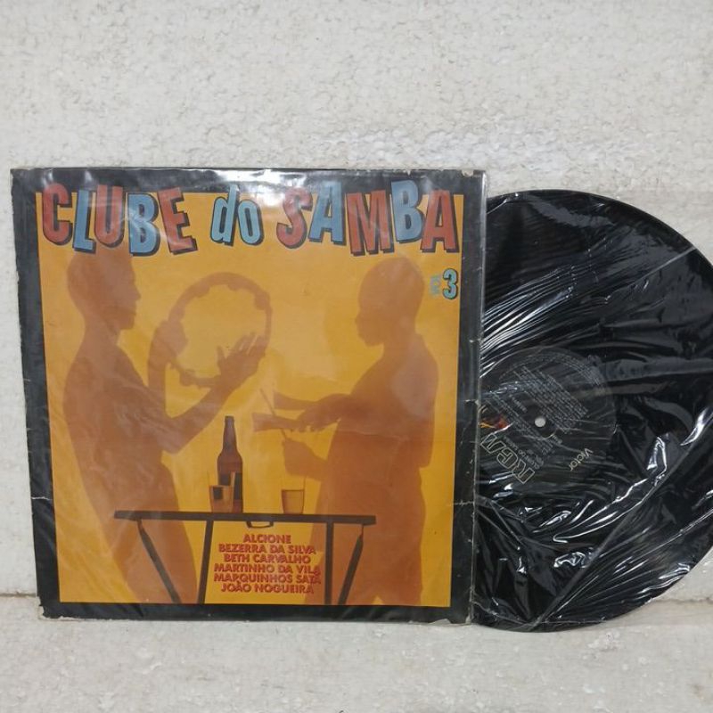 lp clube do samba - Bezerra da Silva - João Nogueira - disco de vinil