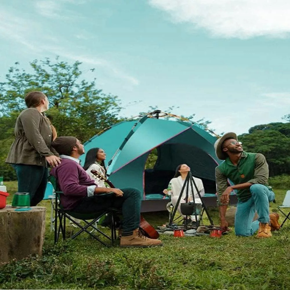 Detalhes do JOYFOX Barraca Camping Acampamento 4/5 Pessoas + colchão insuflável