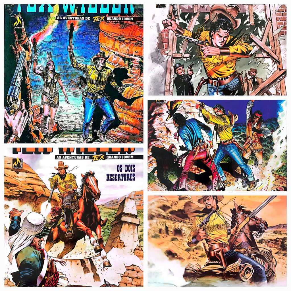 5 Revistas Tex Willer - Mythos - Leia A Descrição