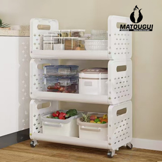 Estante multifuncional de armazenamento e exposição, destinada para cozinhas e banheiros,3 ou 4 prateleiras em Oferta na Shopee