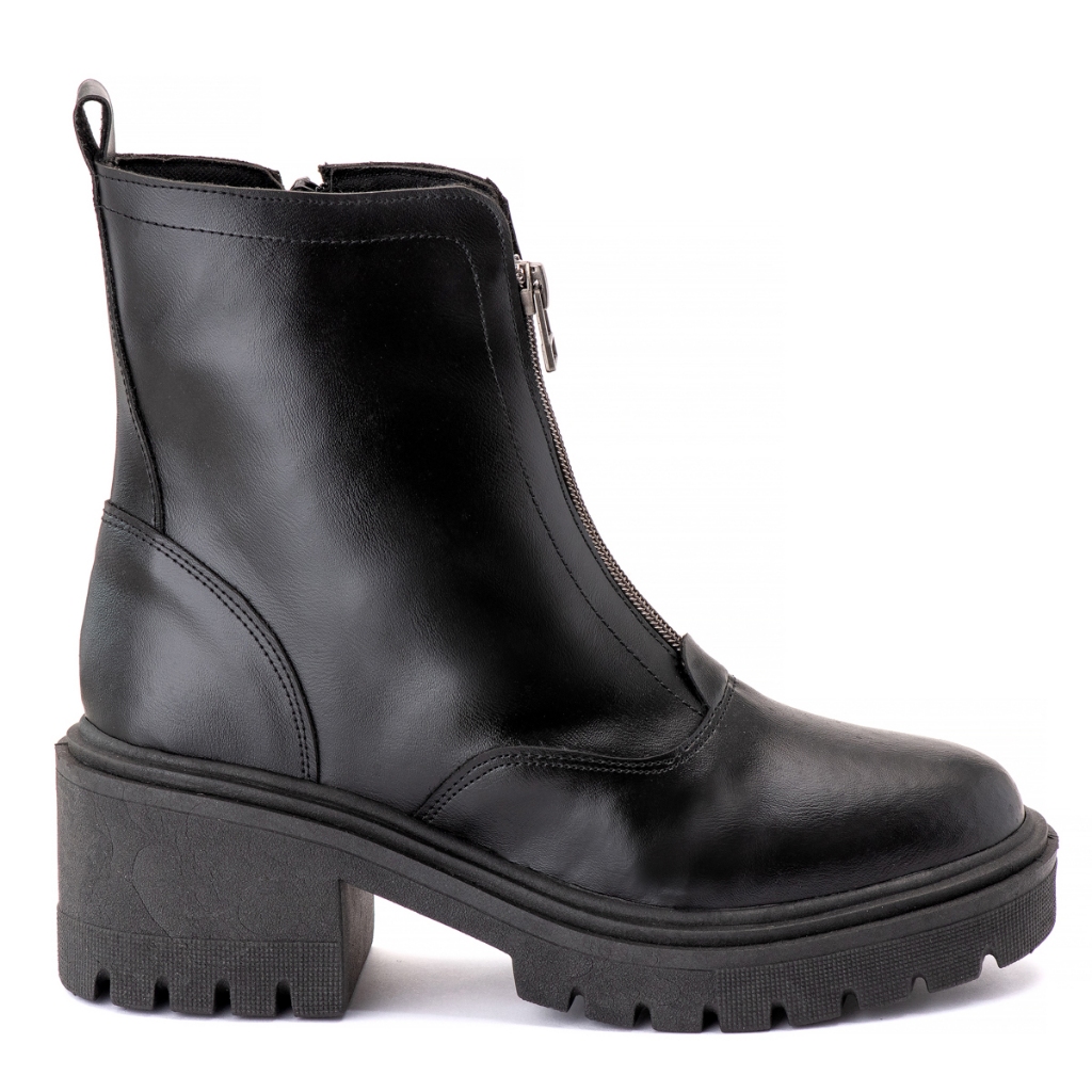 Bota Feminina Sintético com Zíper,  Sola Microexpadida Leve