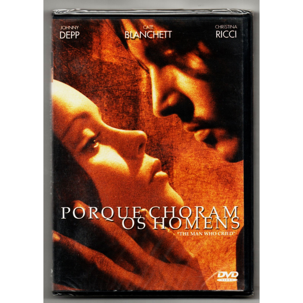 DVD Porque Choram Os Homens - Johnny Depp - 1ª Tiragem - Lacrado