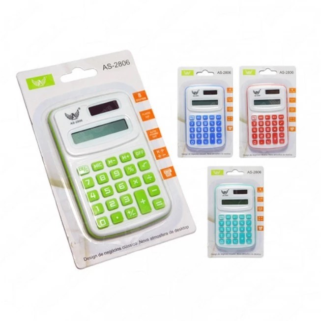 Mini calculadora Eletrônica 08 Dígitos AS-2806 - Altomex - Dragão
