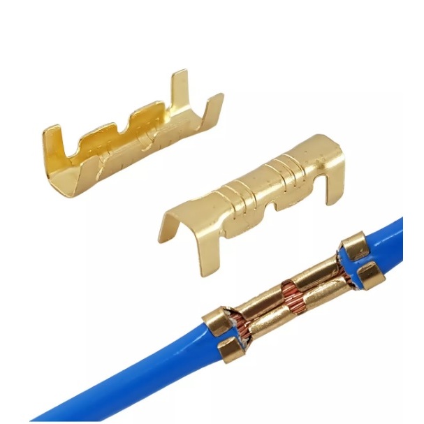 Terminal Luva Emenda P/ Fusível Térmico Fio 0,3-1,5mm 25 Pçs