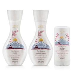 Amend Millenar KIT Óleos Japoneses Shampoo e Condicionador 300ml + Balm Selante 180g