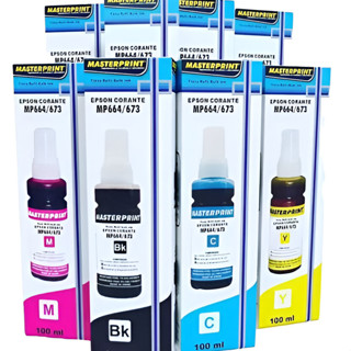 TINTA IMPRESSORA EPSON REFIL 4 CORES MP664 100ML MASTERPRINT em Oferta na Shopee