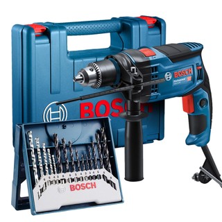 Furadeira de Impacto GSB 16 RE Bosch 850W com Jogo de Brocas em Oferta na Shopee
