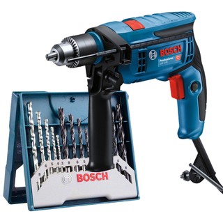 Furadeira de Impacto GSB 13 RE Bosch 750W + Jogo de Brocas em Oferta na Shopee