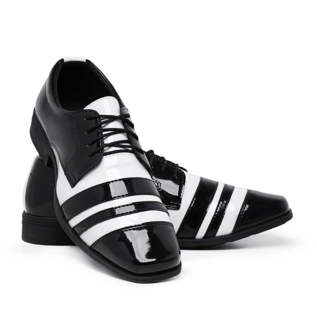 Sapato Social Masculino Italiano Preto Azul Branco Dourado Bordô Conforto Casual Verniz Brilho Moderno
