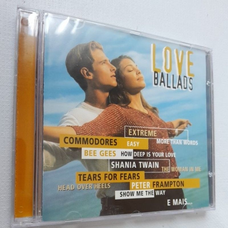 CD Love Ballads - Tears For Fears Shania Twain Extreme Bee Gees Boyzone Peter Frampton Scorpions Commodores Tony Hadley