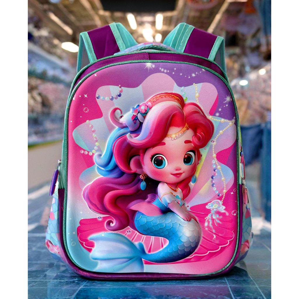 Mochila Escolar Infantil 3D Feminina Masculino Conforto Resistência e Qualidade Ideal para Escola em Oferta na Shopee