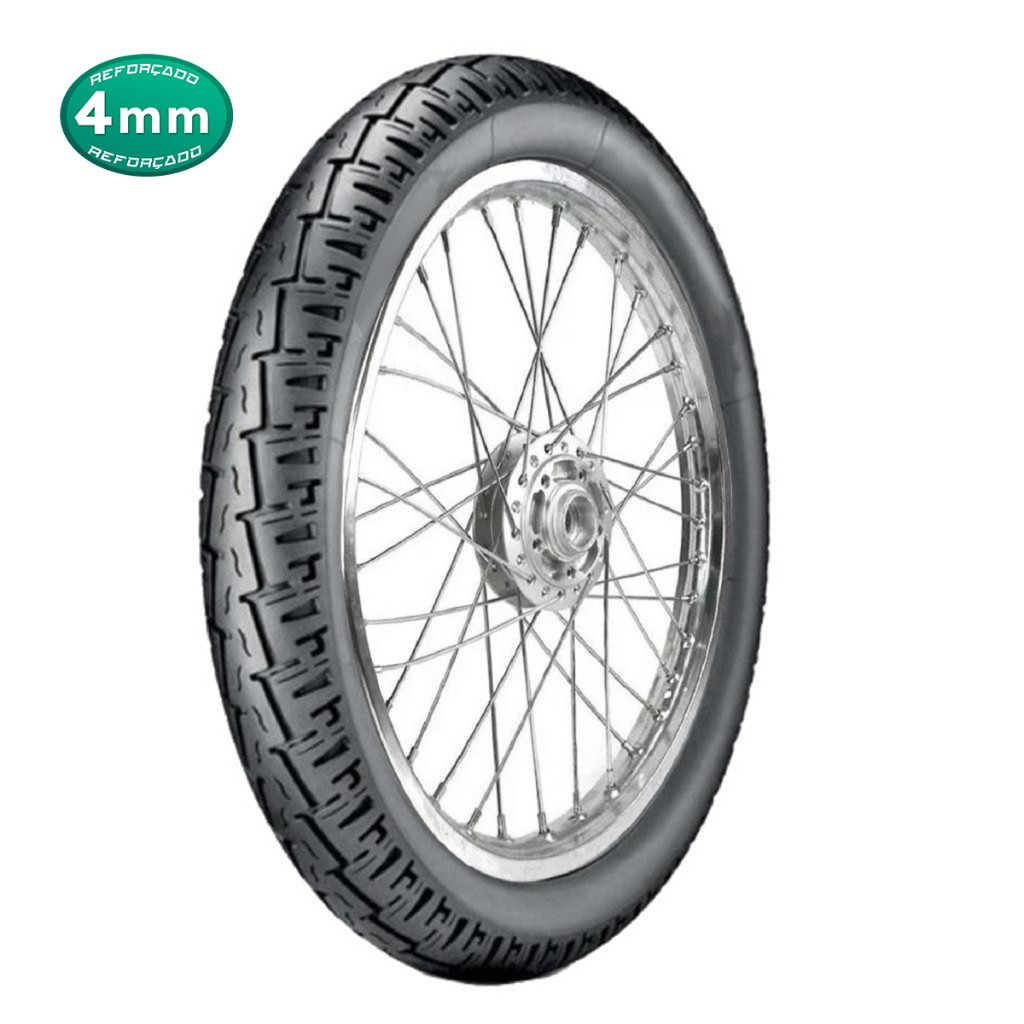 Roda Dianteira Titan 150 04 á 13 Fan 150 09 á 13 Start 160 Esd Raiada 4mm Freio Disco Montado C Pneu