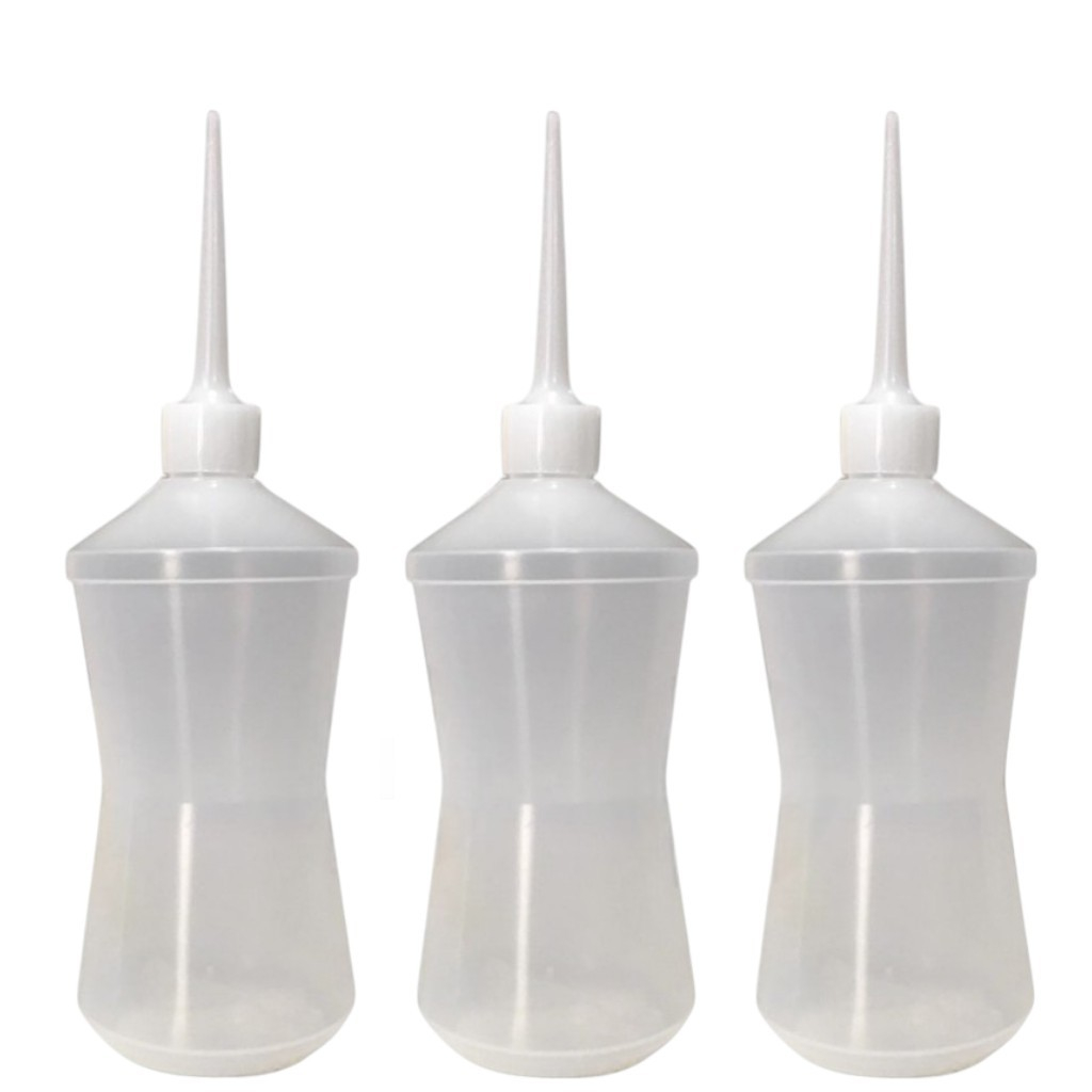 Kit 3 Almotolia Para Banho e Tosa Frasco Diluidor/Misturador c/ Bico Aplicador 500ml em Oferta na Shopee