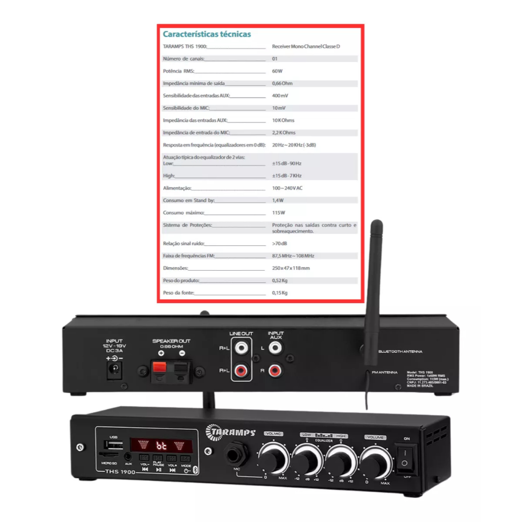 Som Ambiente Jbl Taramps 6 Arandelas Receiver Casa Comercio · foto 2