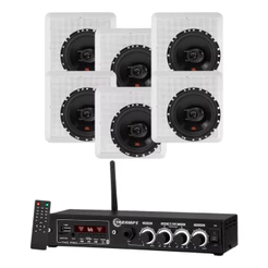 Som Ambiente Jbl Taramps 6 Arandelas Receiver Casa Comercio
